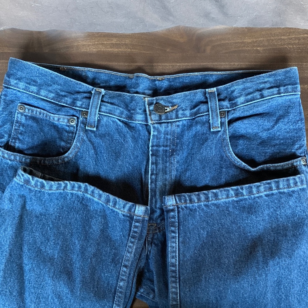 Arizona Jean Company Deep Blue Relaxed Jeans. Men’s